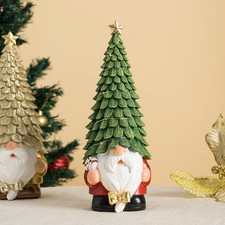 Light-up 11.4 inch Christmas gnome with Glowing Tree hat - Festive Gnomes at ...