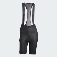 adidas Essentials 3-Stripes Padded Cycling Bib Shorts Women's Size XS IP9962 NWT