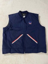Vintage USPS Employee Insulated Vest Jacket Full Zip Thinsulate XXL Tall