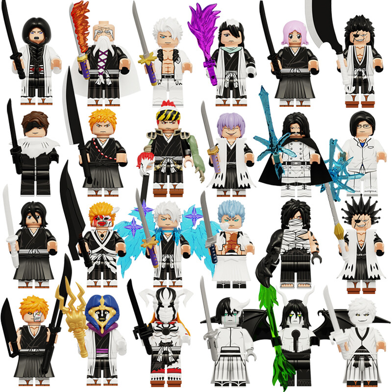 BLEACH Building Block Toys Cosplay Moppet Assembled Dolls Anime