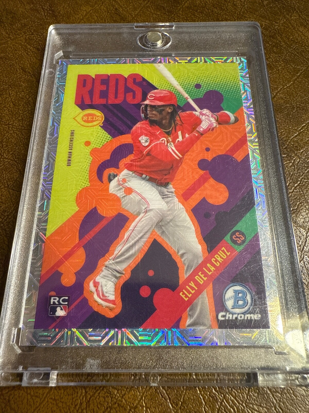 2024 Bowman Chrome - Elly De La Cruz - Bowman Ascensions Mojo Refractor SSP