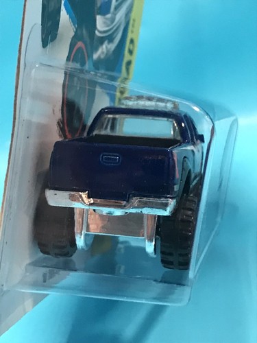 Hot Wheels 10 Toyota Tundra Blue w Red Lines 2014 HW Off-Road Hot Trucks Carded - 第 5/7 張圖片