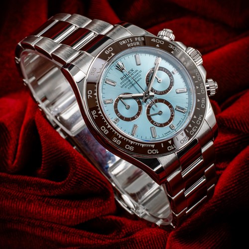 Rolex Cosmograph Daytona 126506 Platinum Ice Blue Baguette Platona Box & Papers - Picture 9 of 23