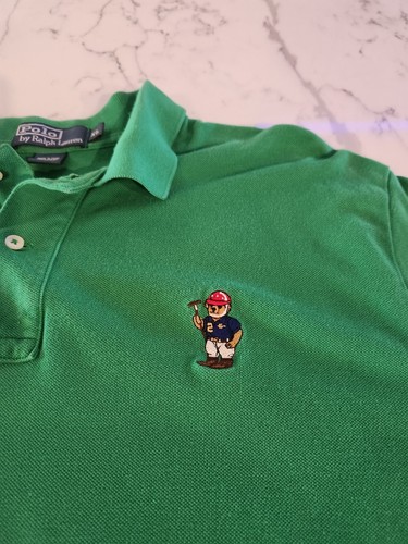 Men's Polo Ralph Lauren Polo Bear Green Short Sleeve Polo-Size XL - Picture 2 of 6
