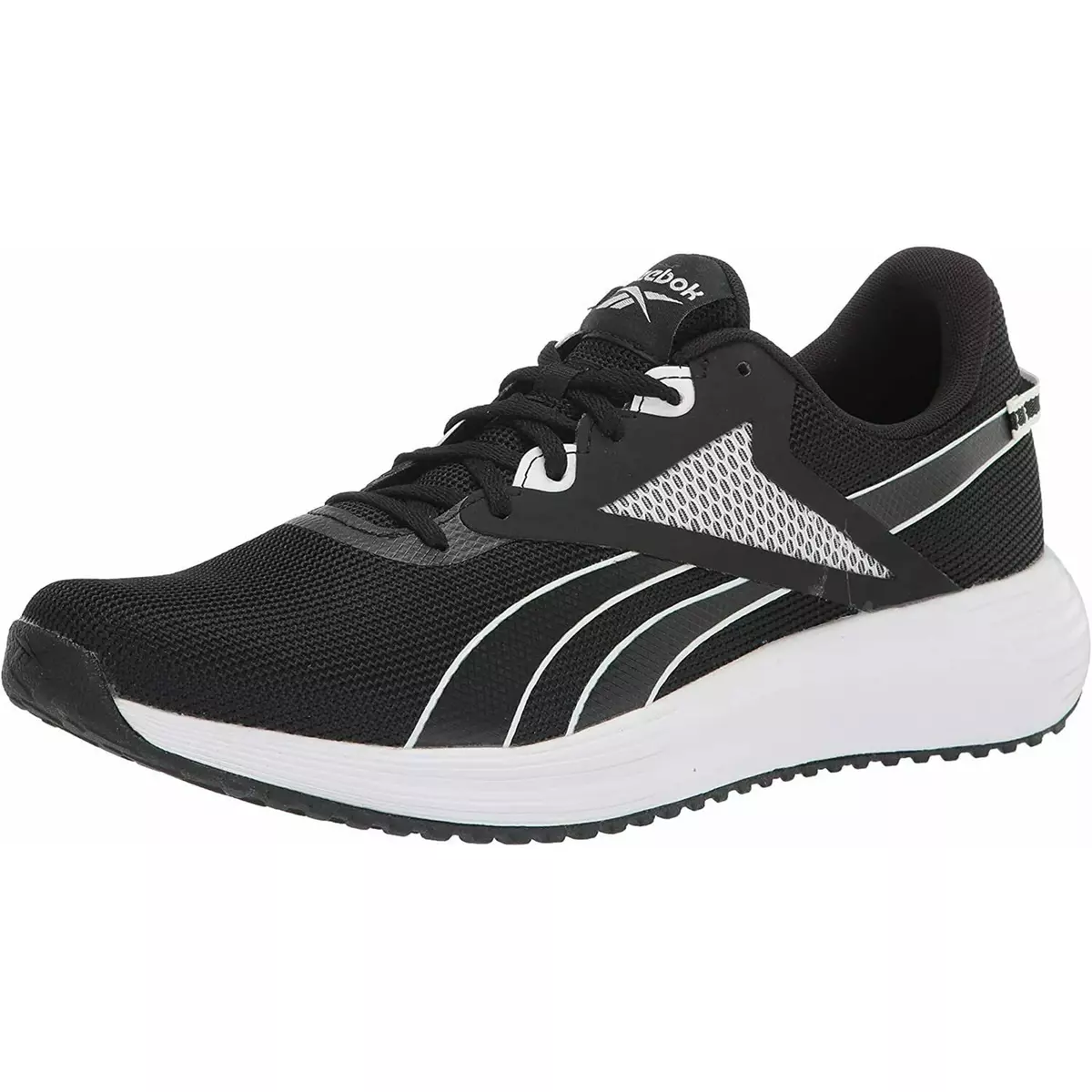 Men Reebok Lite Plus 3.0 Running Shoes Sneakers Black White GY0159