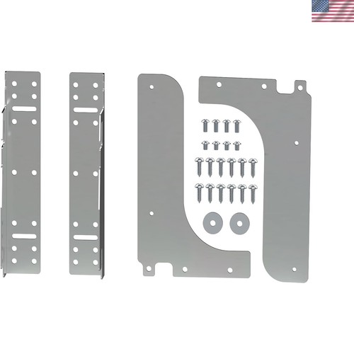 Adjustable Door Mount Kit for Pull-Out Cabinet Organizer Baskets - Easy Install