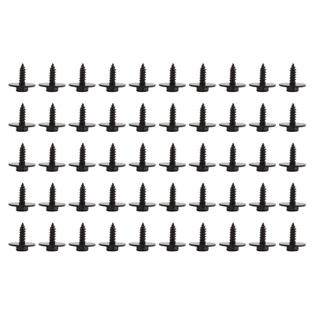 Car Screw Bolt Retainers Under Cover Screw For Parts Accessories 50pcs Metal