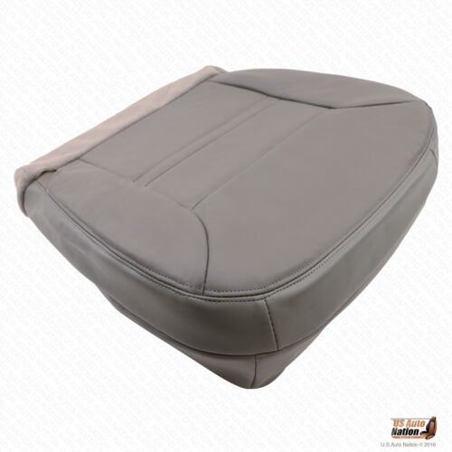 Car Truck Parts 2000 2001 Ford Excursion Driver Bottom Leather Seat Cover Oem Replacement Gray Auto Accessories - 2000 Ford Excursion Replacement Seat Covers