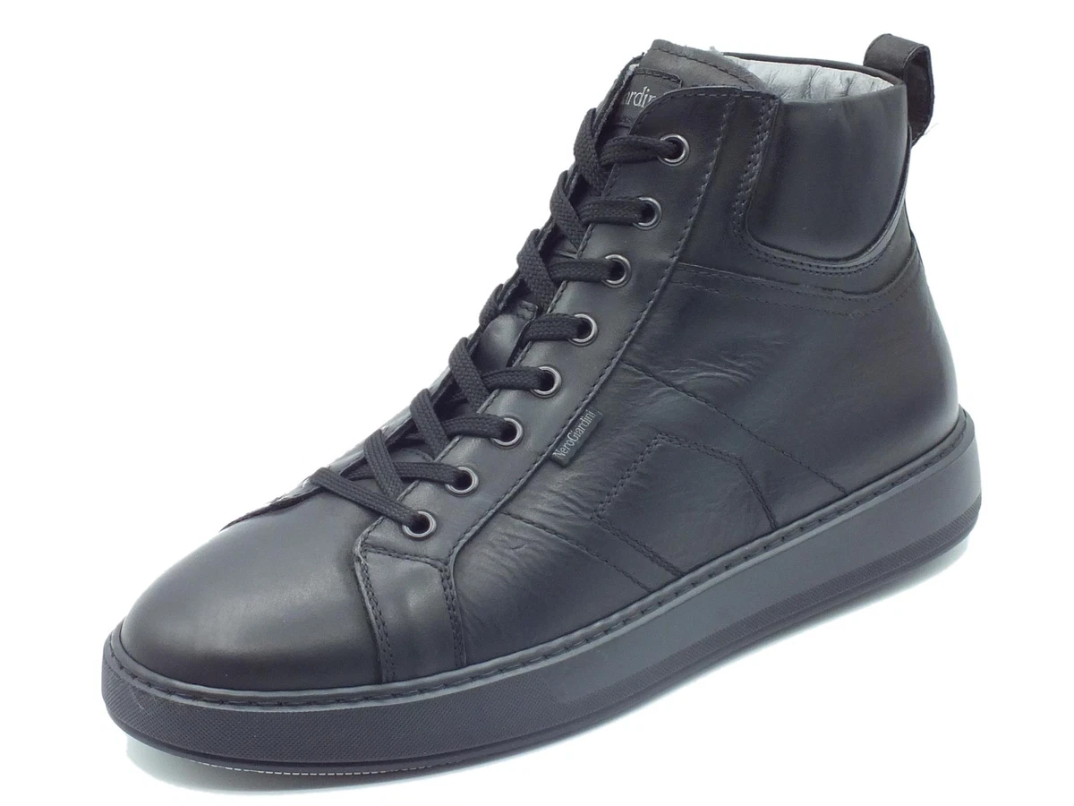 Nero Giardini Stivaletto Uomo In Pelle Marrone (Moro) - Modello I400502U - Calzata Ampia - 5