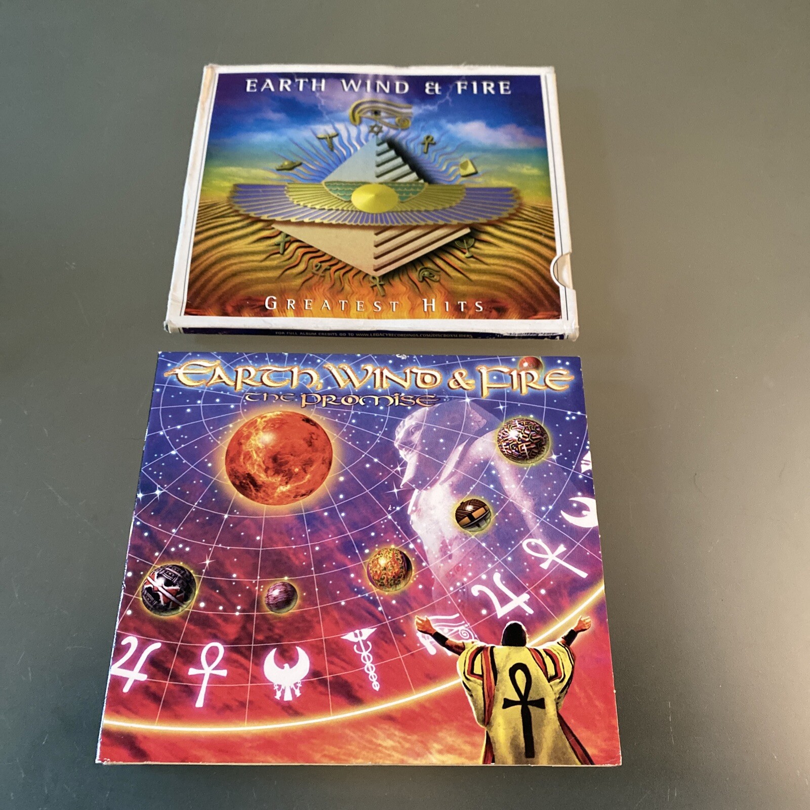 Earth Wind & Fire 2 💿 LOT: Greatest Hits & The Promise Discs VG+