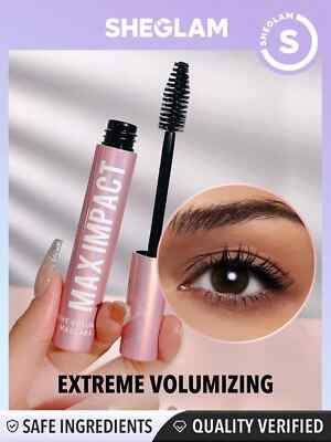 Sheglam Max Impact Extreme Volumizing Waterproof Volume Mascara Black