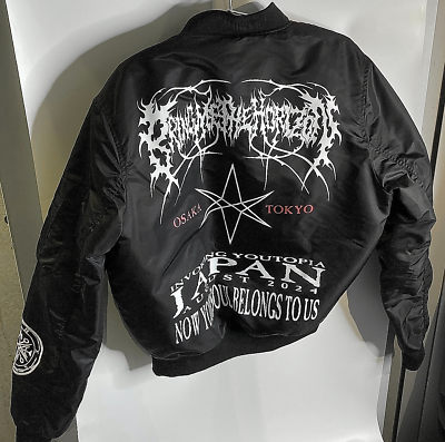 短丈 bomber ma-1 jacket n2b opium Bring Me The Horizon BMTH Bomber Jacket MA-1 M Tokyo Opium
