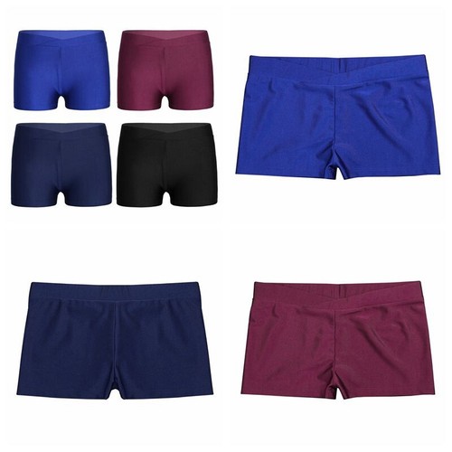 Kids Girls Ballet Dance Shorts Swimming Gymnastics Yoga Athletic Boy-shorts - Picture 5 of 126