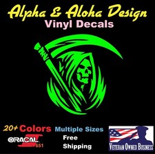 Grim Reaper Die Cut Vinyl Decal Truck Car Sticker Laptop Window