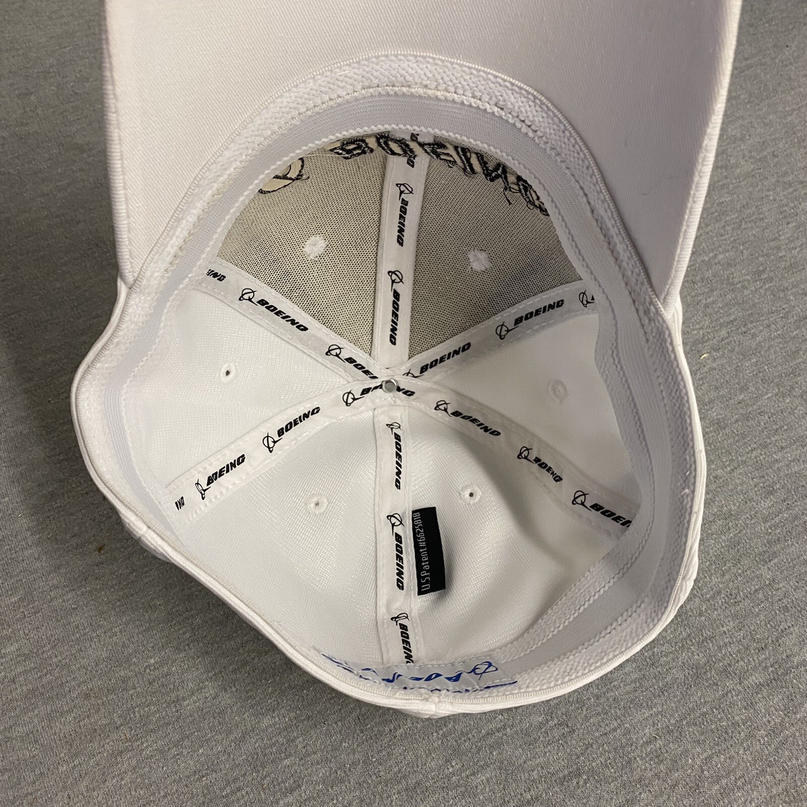 Boeing White Fitted Baseball Cap - image 5