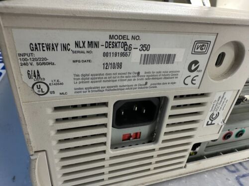 Gateway G6-350 Model: NLX Mini Desktop - Picture 7 of 10