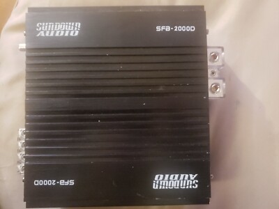 sundown Sfb 2000D amplifier