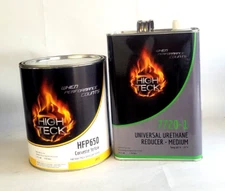 High Teck HFP650 GM Code 52 Corvette Yellow Basecoat Paint & Medium Reducer