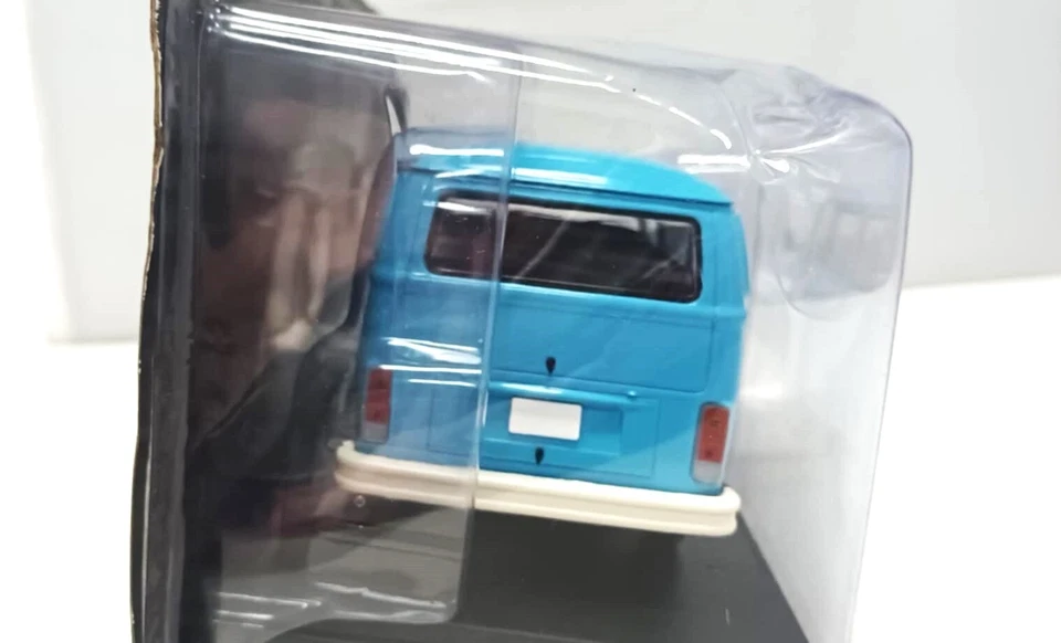 Volkswagen VW T2 Bus Restyling 1973 Azzurro Blue Edicola Hachette 1:24 Nuovo - Immagine 2 di 4