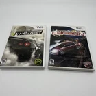 Lot of 2 Need for Speed: Carbon (2006) & Pro Street (2007) Nintendo Wii 2 Games