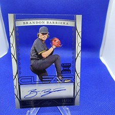 2022 Leaf Trinity Gold Clear Autograph Brandon Barriera # 14/50