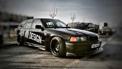 BMW E36 TOURING 改 BMW e36 TOURING Overfenders WideBody + spoiler 6pcs drift