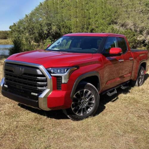 Front Bumper Grille Molding Trim Fits Toyota Tundra TRD SR5 2022-2024 Aluminum - Foto 2 di 7