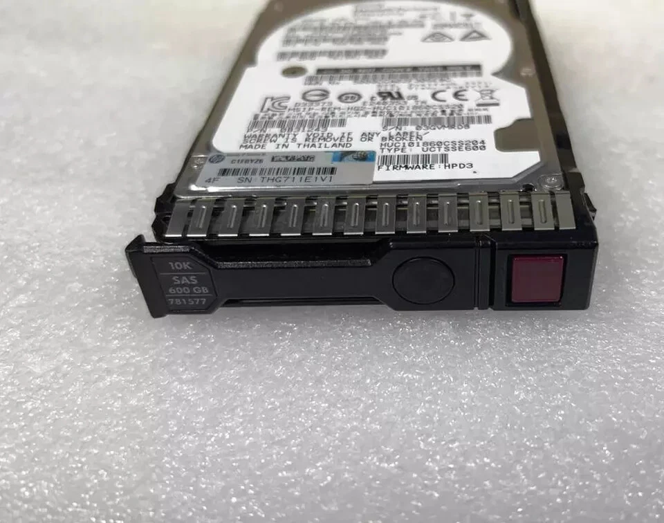 781577-001 HPE 600GB 12G SAS 10K 2.5" SFF SC HD RENEW OPEN - Image 2 of 2