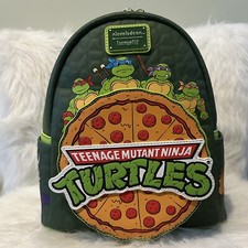 Loungefly Nickelodeon TMNT Teenage Mutant Ninja Turtles Mini Backpack Pizza NEW