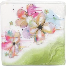 Enesco E3 Izzie and Oliver Connie Haley 20/PK Flowers Cocktail Napkins 6012462