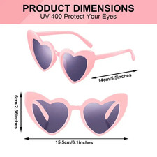 10-70pcs Heart Shaped Sunglasses Bachelorette / Birthday Party Supply Props NEW
