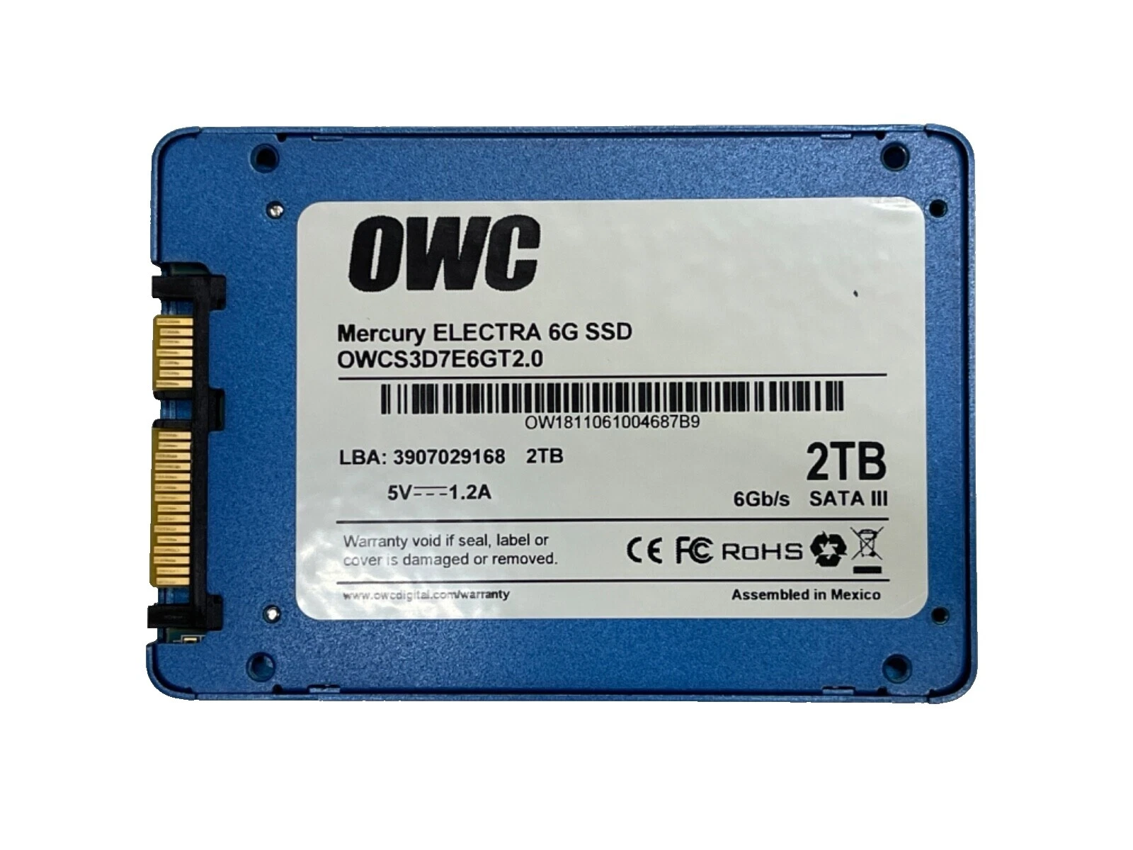 OWC Solid State Drives 2TB Storage Capacity