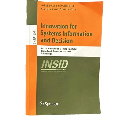 Innovation for Systems Information Decision Second International Meeting insid