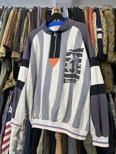 90S Vintage Reebok Half Zip Sweatshirt Size L - XL