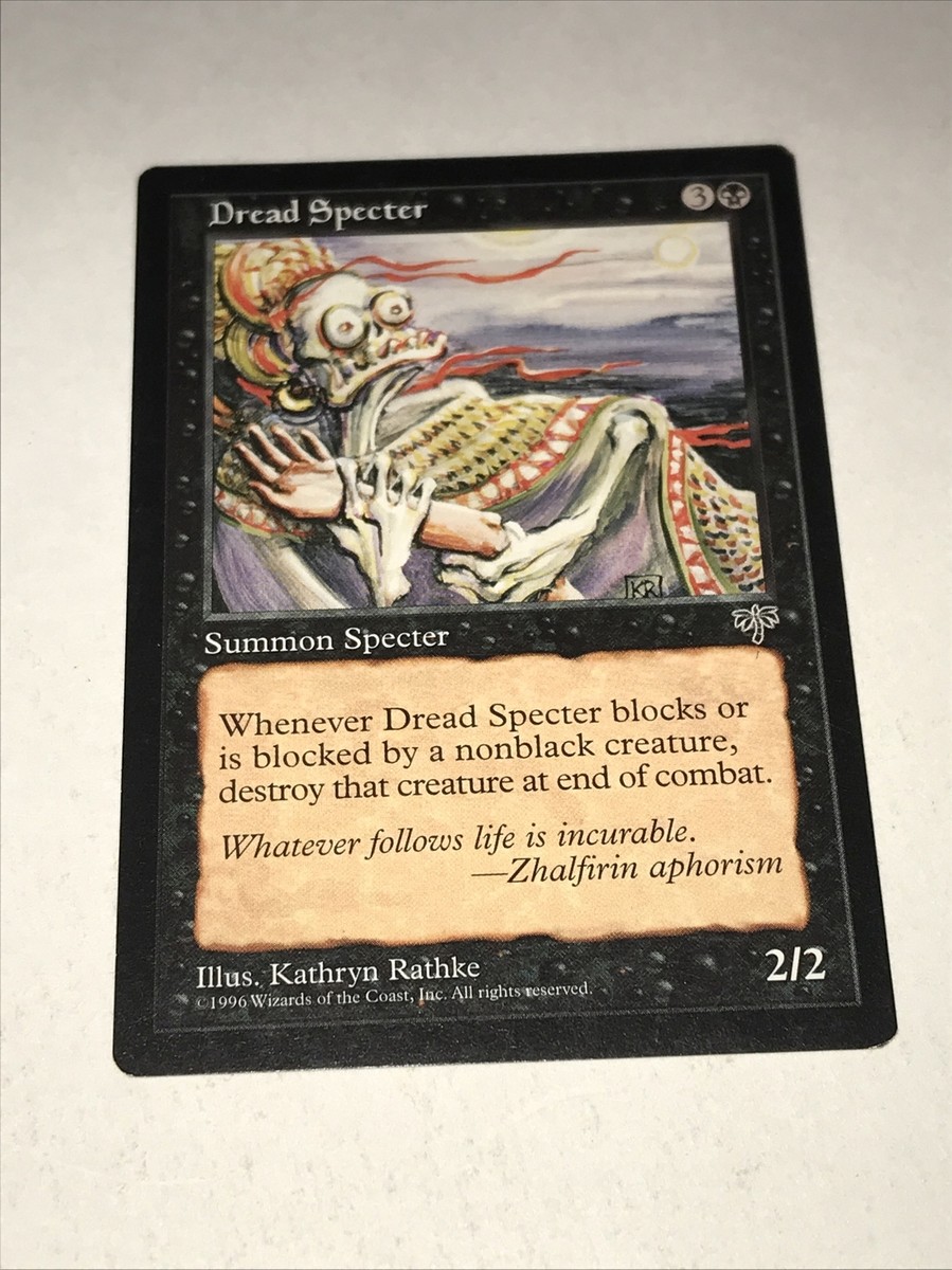 Magic the Gathering Dread Specter Card | eBay