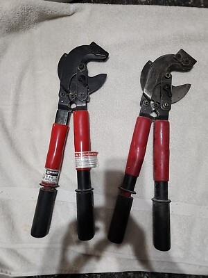 Burndy Rcc1000 Burndy RCC556 Ratchet Cable Cutter Lot 2 | eBay