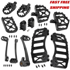 Foot Pegs Floorboards Brake Arm Shifter Pegs MX For Harley Touring Softail Dyna