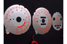 Honda Civic 1992-1995 glow gauges dials plasma tacho glow design 3 EG EH EJ1 EJ2