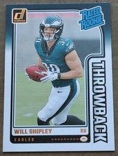 2024 Donruss Football Will Shipley #29 RC Philadelphia Eagles