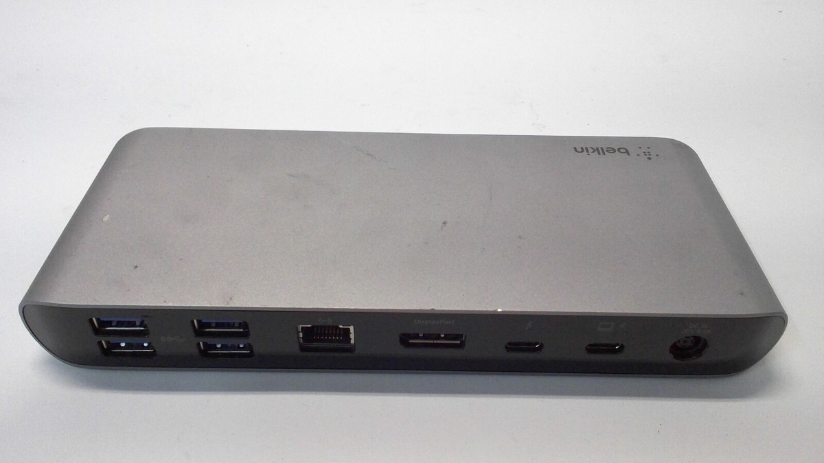 Belkin Thunderbolt 3 Dock Pro F4U097 Laptop Docking Station USB
