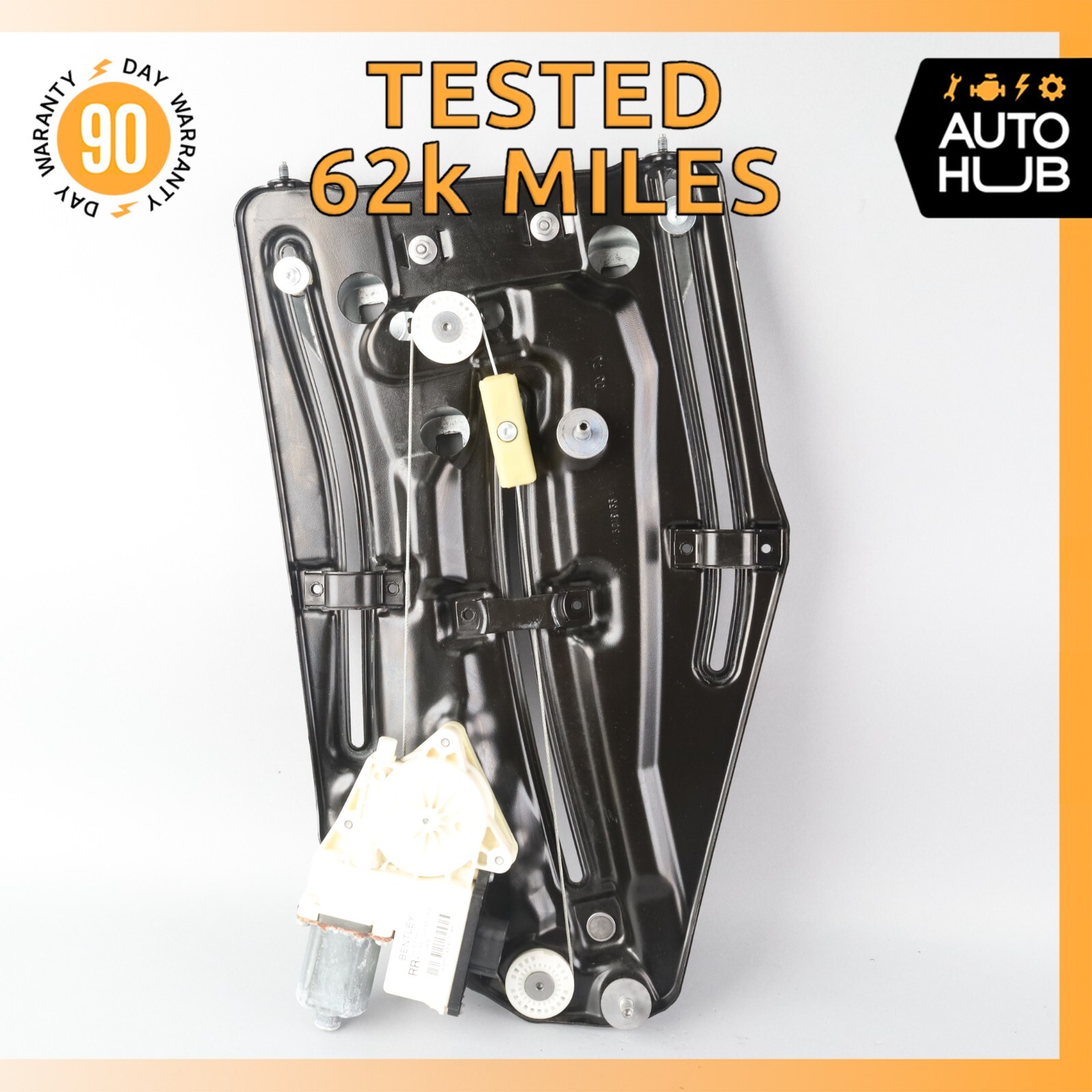 07-11 Bentley Continental GTC Rear Right Quarter Window Regulator Motor OEM 62k