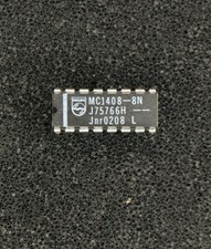 MC1408-8N PHILIPS DAC 1-CH Segment 8-bit 16-Pin PDIP 2 PIECES