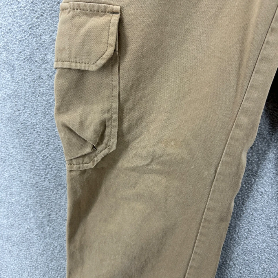Gap Pants Womens Size 1 Beige Flat Front Cargo Tapered Jogger Chino - Image 4 of 4