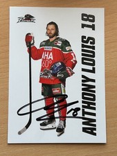 Anthony Louis Augsburg Panther Autograph Card Original Signed #40684