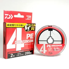 DAIWA UVF PE Durasensor X4 Si2 Coral Red Size 2 12kg(26lb) 200m 07303556 Japan
