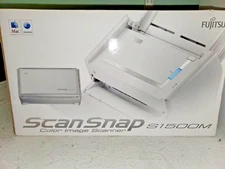 Fujitsu ScanSnap Color Image Scanner S1500M For Mac Complete Original Box