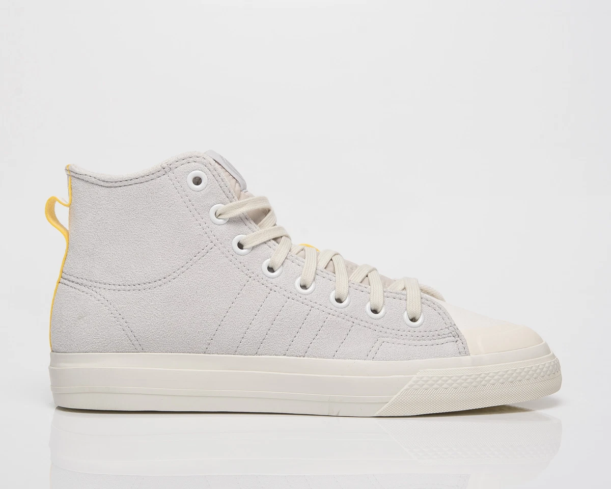 adidas Originals Nizza Hi RF Men grey one/cloud white/off white | eBay