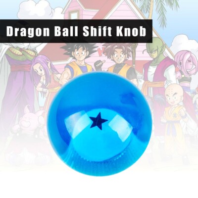 Universal Blue 1 Star Dragon ball Z Round Shift Knob Manual Gear Shifter