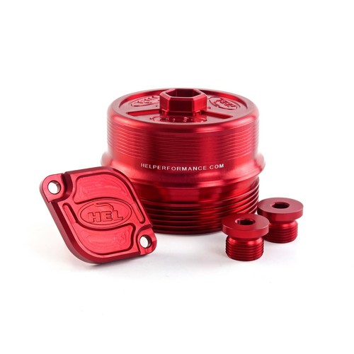 NEW V2 HEL Billet Oil Filter Housing Dress Up Kit For BMW N54 N55 S55 M2 M3 M4 - Imagen 5 de 8