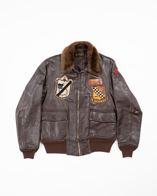 KOREAN WAR USMC PRITZKER G-1 FLIGHT JACKET VMF-214 KOREAN WAR USMC PRITZKER G-1 FLIGHT JACKET VMF-214
